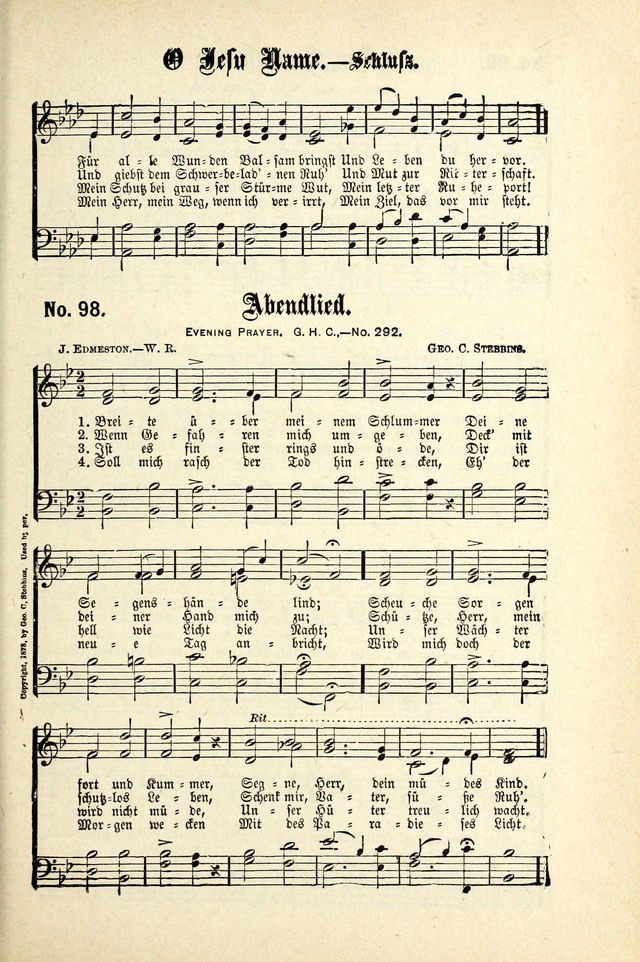 Evangeliums-Lieder 1 und 2 (Gospel Hymns) page 95