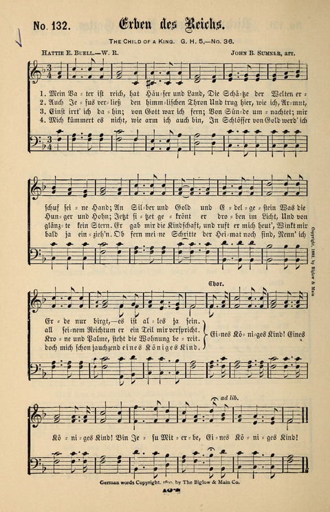 Evangeliums-Lieder 1 und 2: (Gospel Hymns) mit deutschen Kernliedern page 134