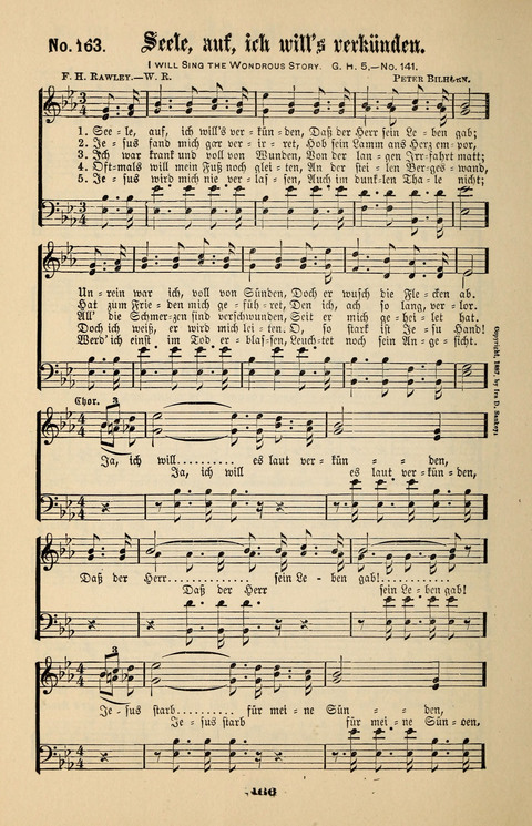 Evangeliums-Lieder 1 und 2: (Gospel Hymns) mit deutschen Kernliedern page 166