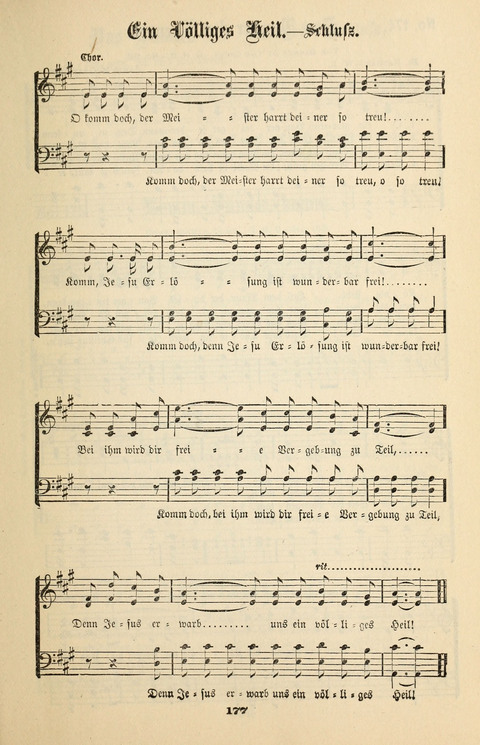Evangeliums-Lieder 1 und 2: (Gospel Hymns) mit deutschen Kernliedern page 177