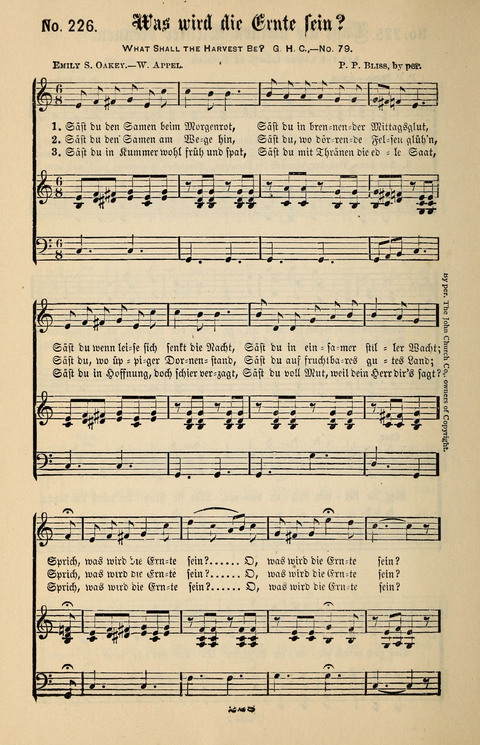 Evangeliums-Lieder 1 und 2: (Gospel Hymns) mit deutschen Kernliedern page 228