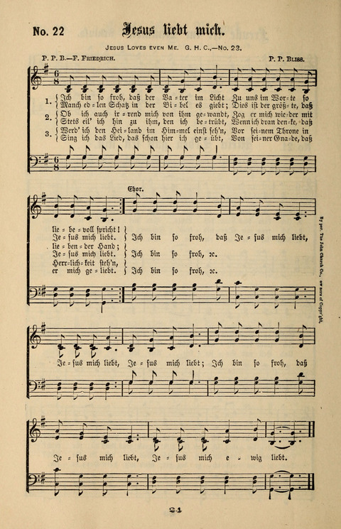 Evangeliums-Lieder 1 und 2: (Gospel Hymns) mit deutschen Kernliedern page 24