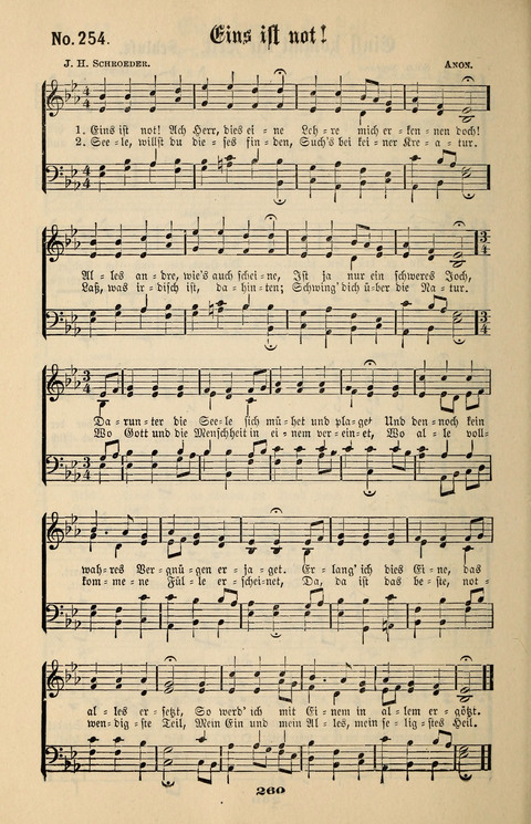 Evangeliums-Lieder 1 und 2: (Gospel Hymns) mit deutschen Kernliedern page 260