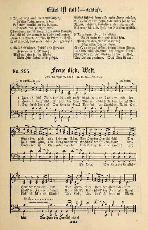 Evangeliums-Lieder 1 und 2: (Gospel Hymns) mit deutschen Kernliedern page 261