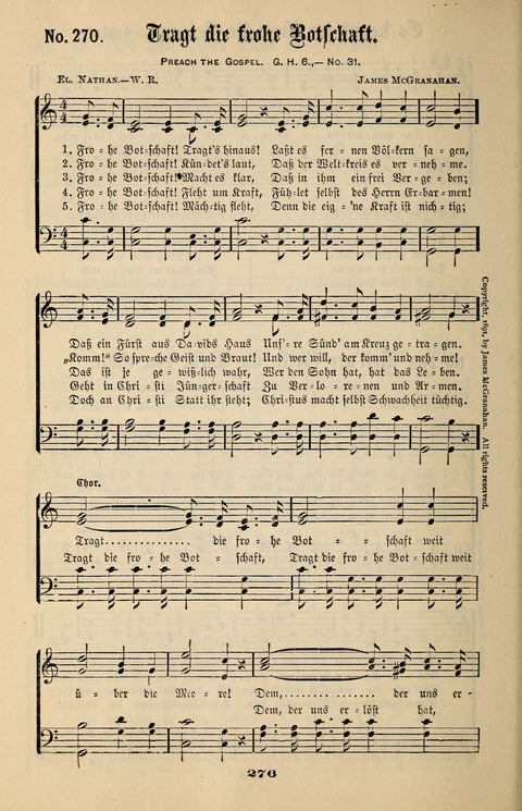 Evangeliums-Lieder 1 und 2: (Gospel Hymns) mit deutschen Kernliedern page 276