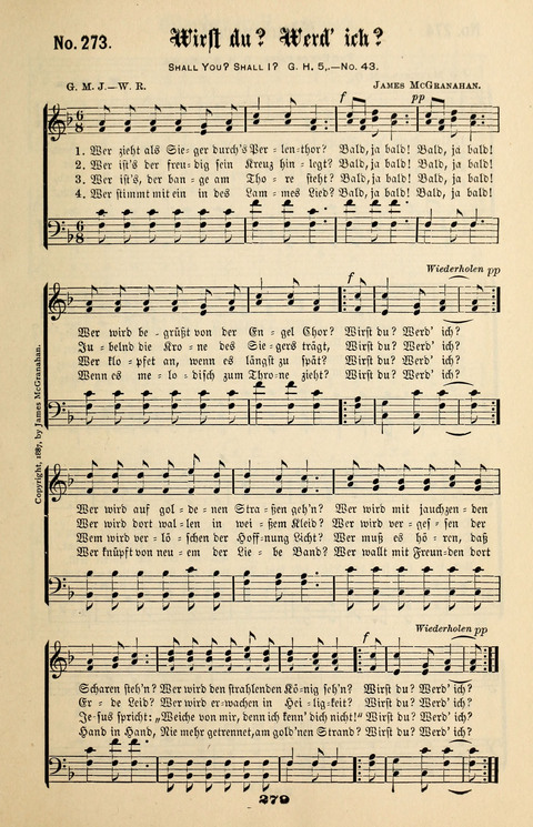 Evangeliums-Lieder 1 und 2: (Gospel Hymns) mit deutschen Kernliedern page 279