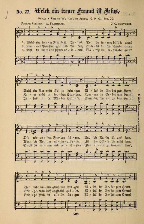 Evangeliums-Lieder 1 und 2: (Gospel Hymns) mit deutschen Kernliedern page 28