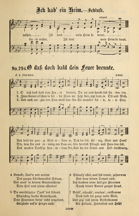 Evangeliums-Lieder 1 und 2: (Gospel Hymns) mit deutschen Kernliedern page 299