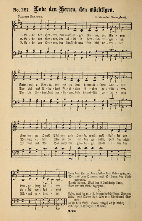 Evangeliums-Lieder 1 und 2: (Gospel Hymns) mit deutschen Kernliedern page 302