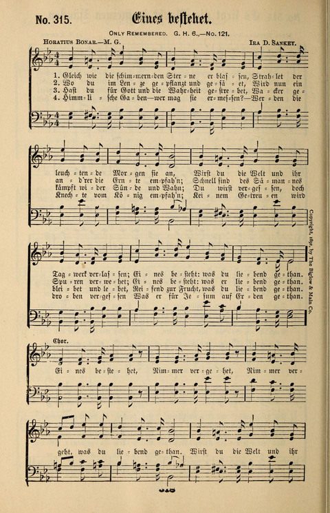 Evangeliums-Lieder 1 und 2: (Gospel Hymns) mit deutschen Kernliedern page 318