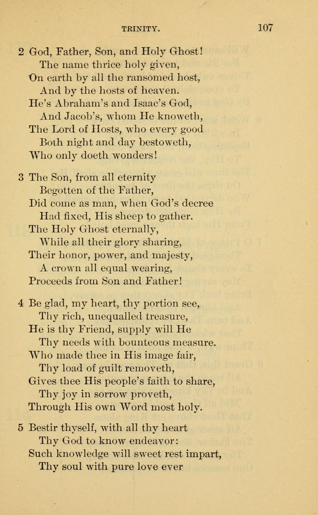 Evangelical Lutheran Hymnal page 107