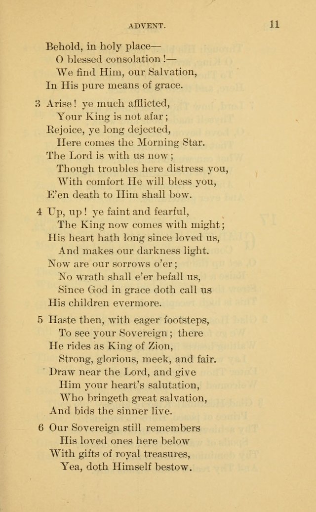 Evangelical Lutheran Hymnal page 11
