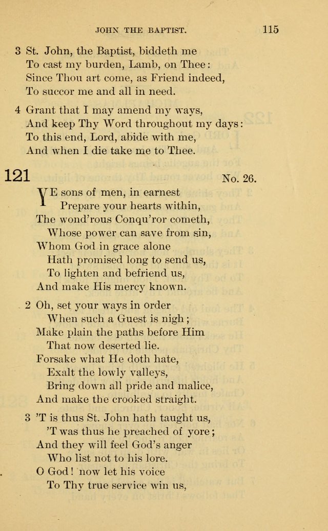 Evangelical Lutheran Hymnal page 115
