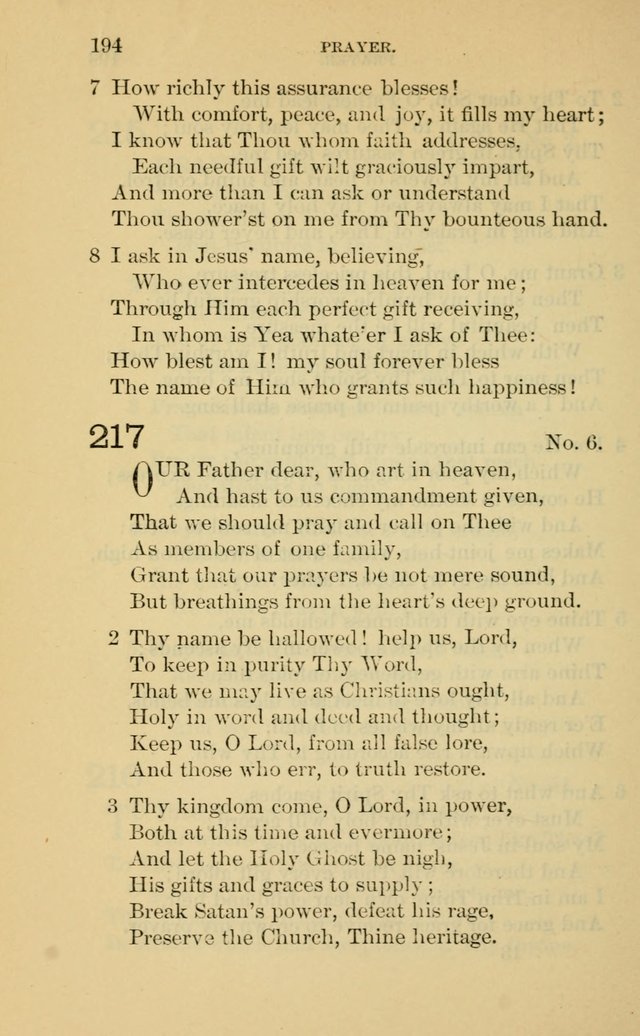 Evangelical Lutheran Hymnal page 194