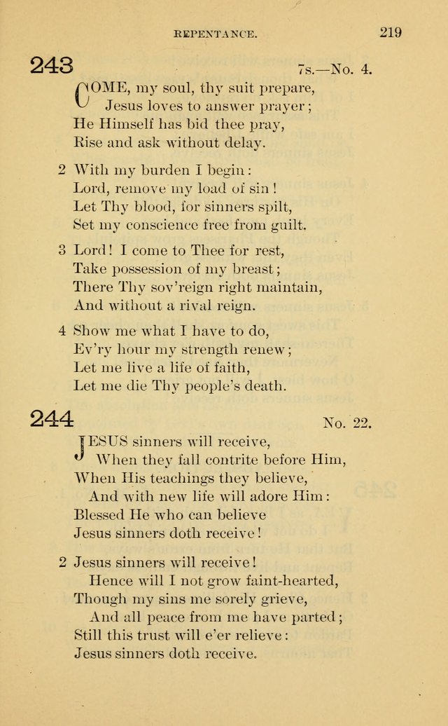 Evangelical Lutheran Hymnal page 219