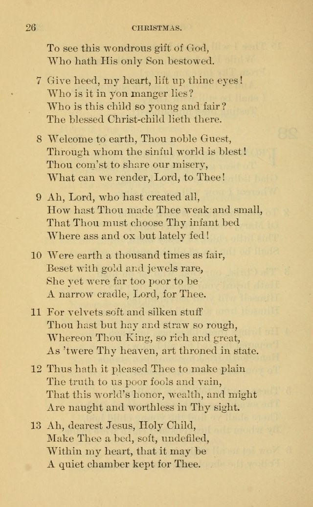 Evangelical Lutheran Hymnal page 26