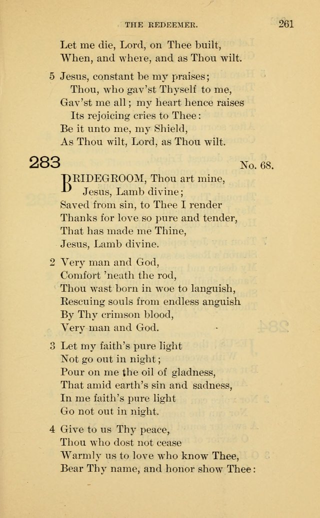 Evangelical Lutheran Hymnal page 261