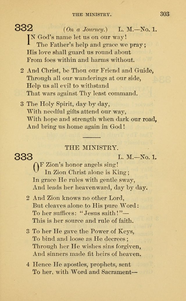 Evangelical Lutheran Hymnal page 303