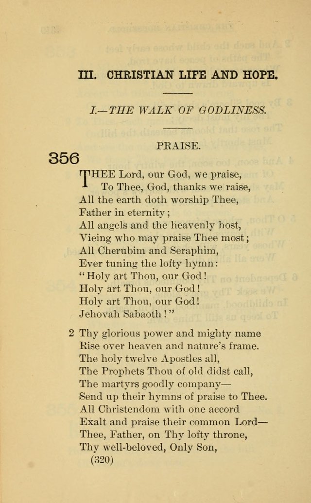 Evangelical Lutheran Hymnal page 320