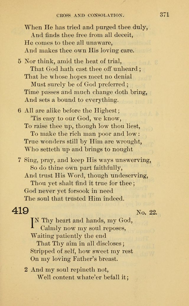Evangelical Lutheran Hymnal page 371