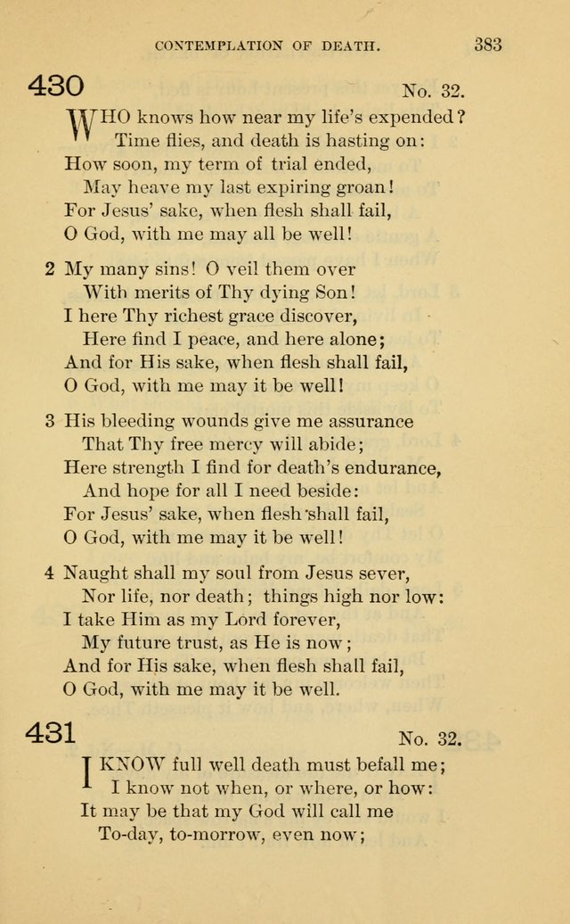 Evangelical Lutheran Hymnal page 383