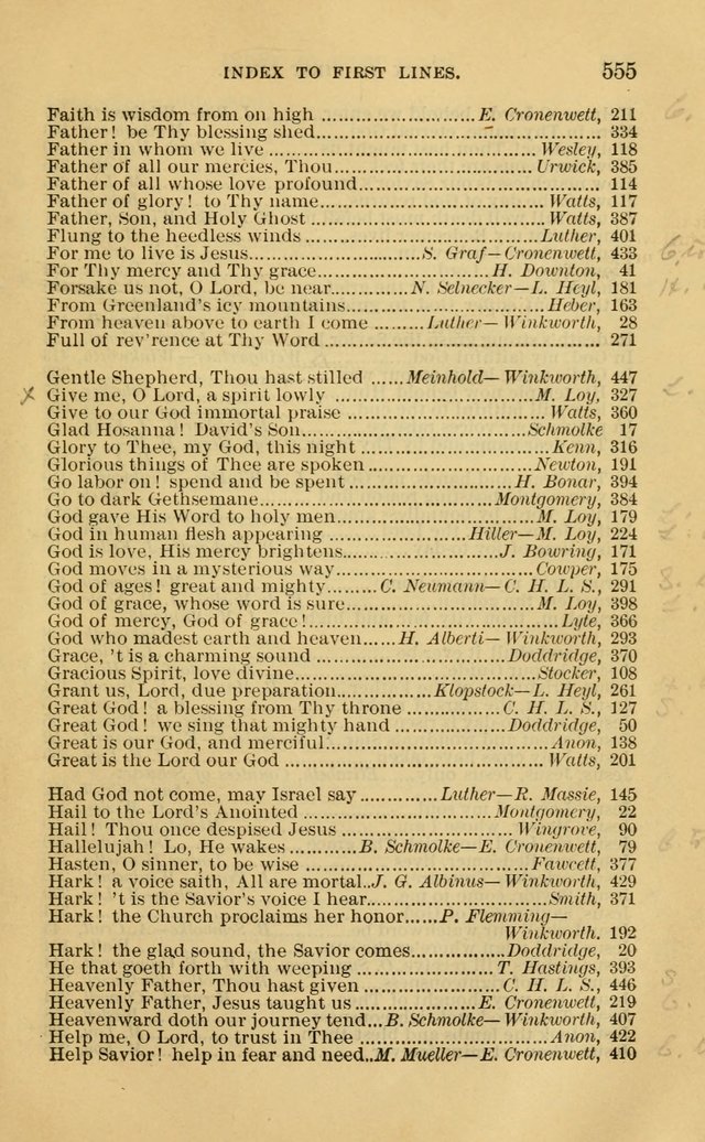 Evangelical Lutheran Hymnal page 555