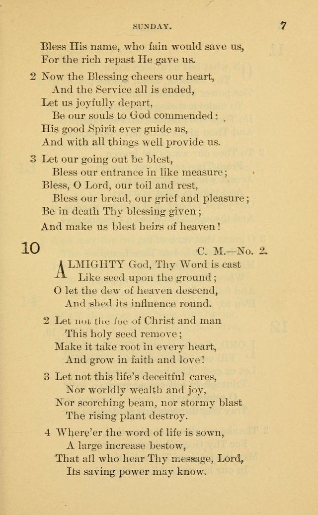 Evangelical Lutheran Hymnal page 7