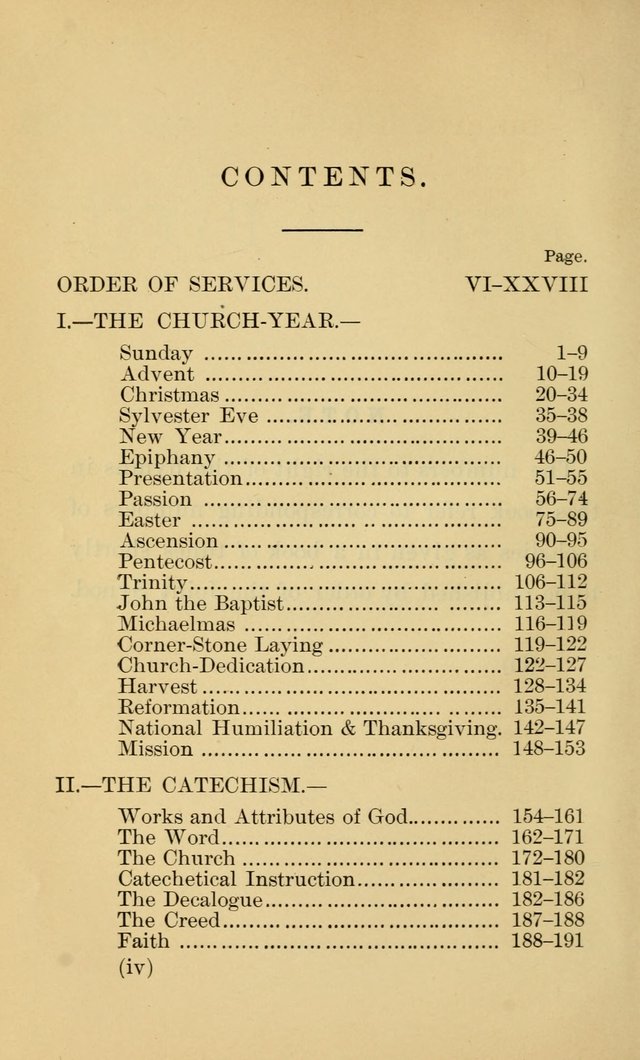 Evangelical Lutheran Hymnal page xii