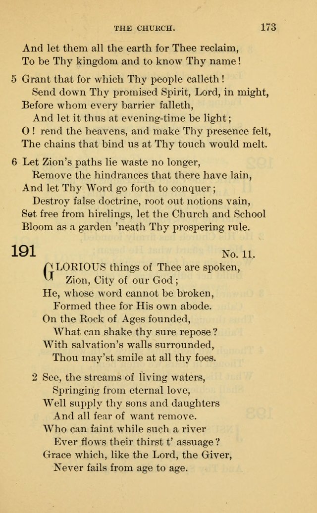 Evangelical Lutheran Hymnal. 9th ed. page 173
