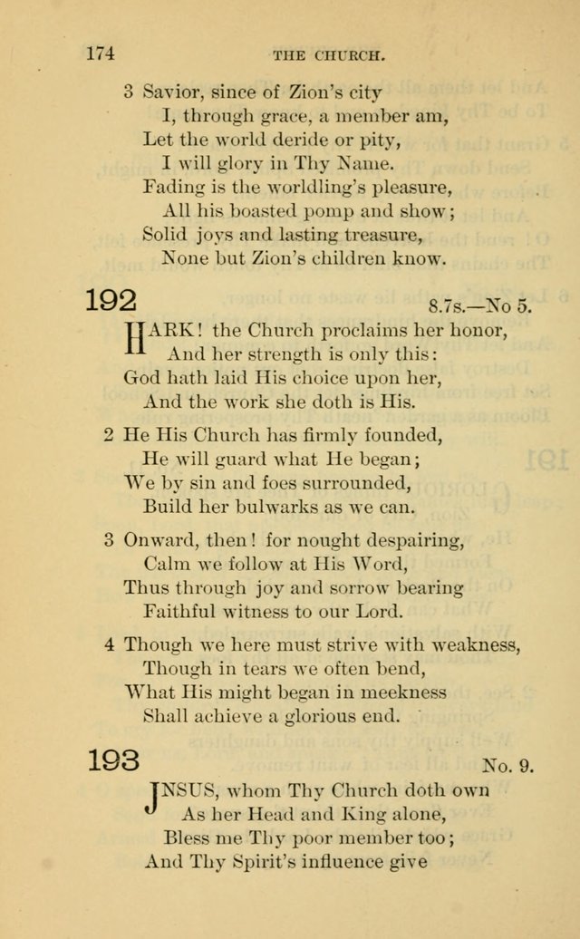 Evangelical Lutheran Hymnal. 9th ed. page 174