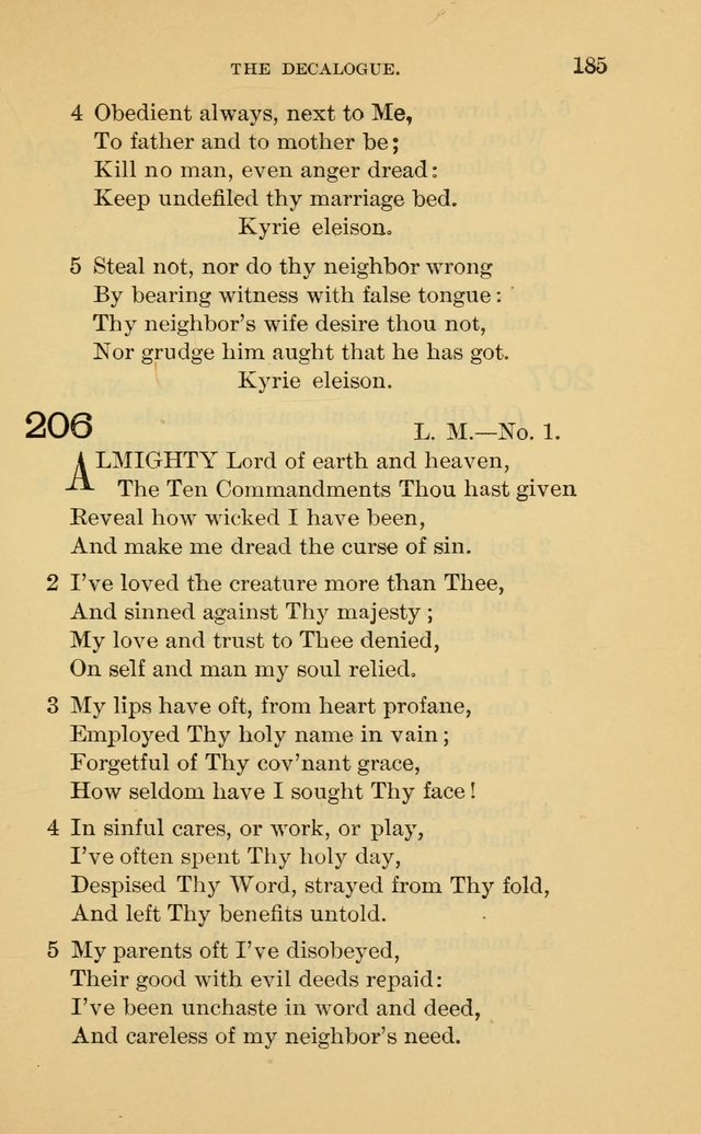 Evangelical Lutheran Hymnal. 9th ed. page 185