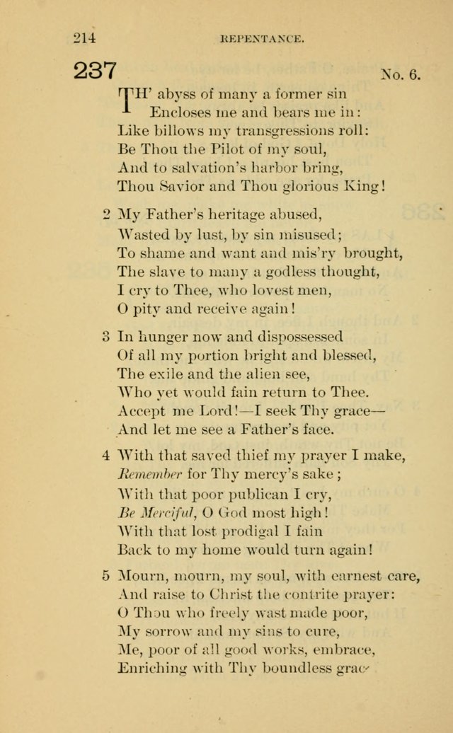 Evangelical Lutheran Hymnal. 9th ed. page 214