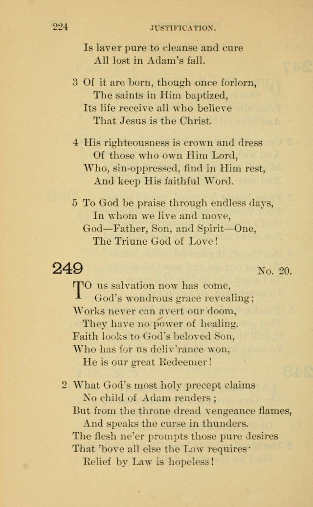 Evangelical Lutheran Hymnal. 9th ed. page 224