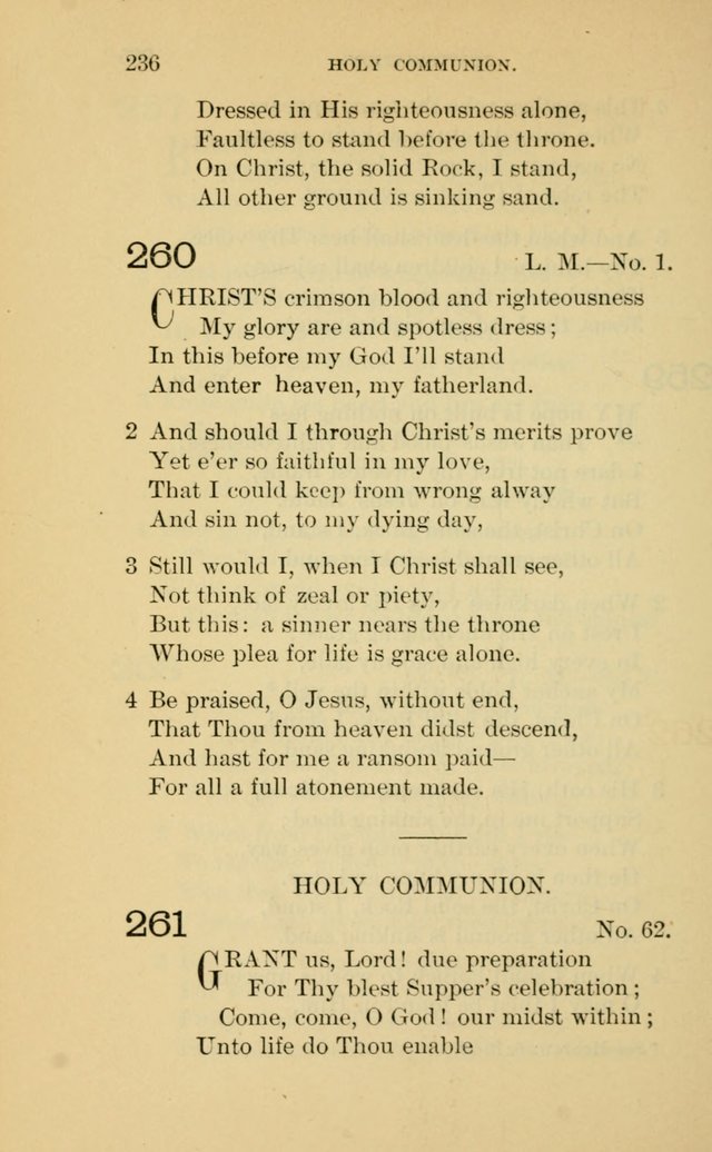 Evangelical Lutheran Hymnal. 9th ed. page 236