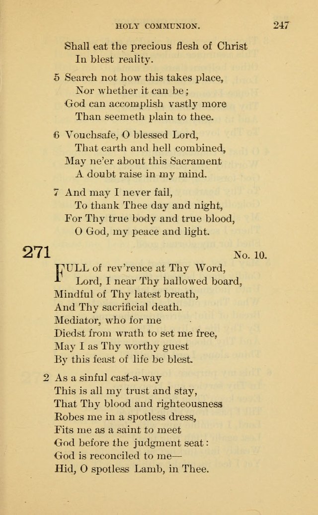 Evangelical Lutheran Hymnal. 9th ed. page 247