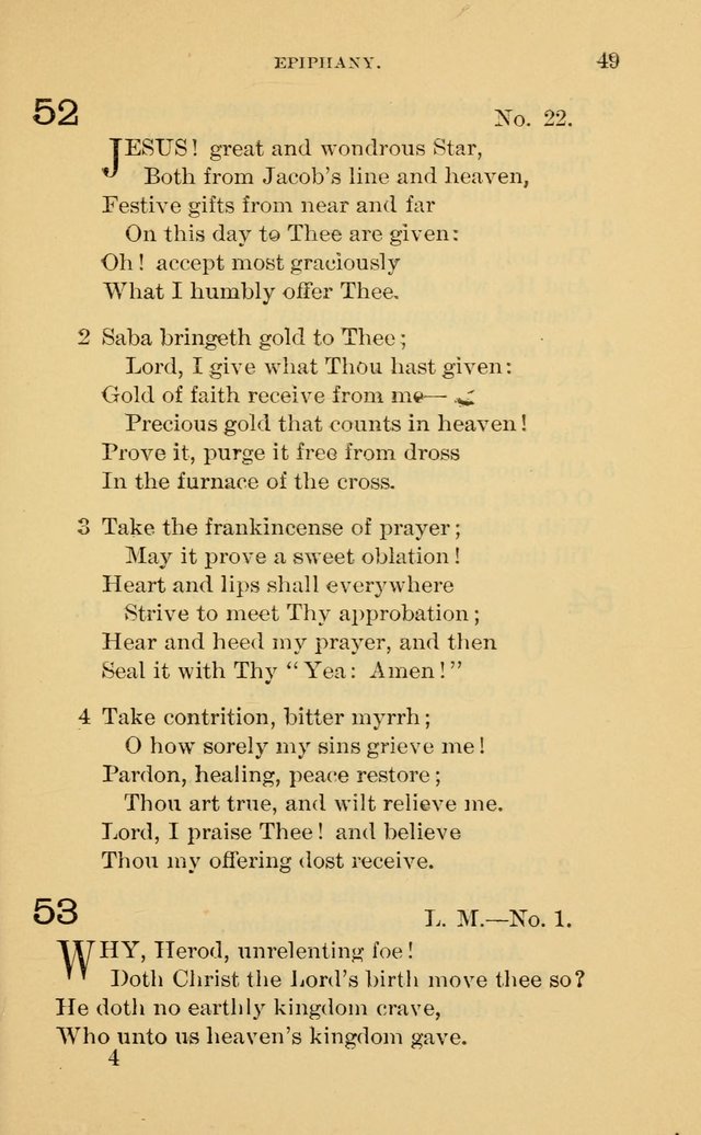 Evangelical Lutheran Hymnal. 9th ed. page 49