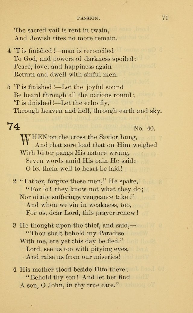 Evangelical Lutheran Hymnal. 9th ed. page 71
