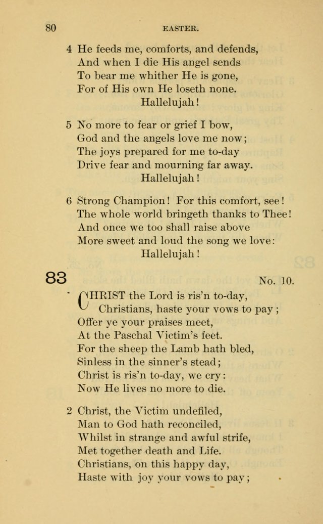 Evangelical Lutheran Hymnal. 9th ed. page 80