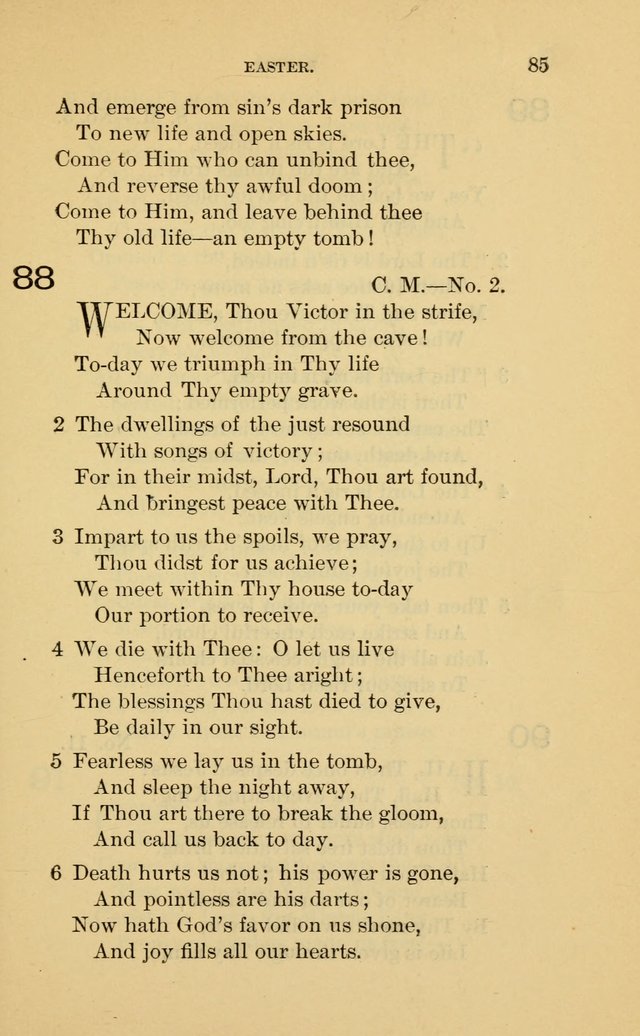 Evangelical Lutheran Hymnal. 9th ed. page 85