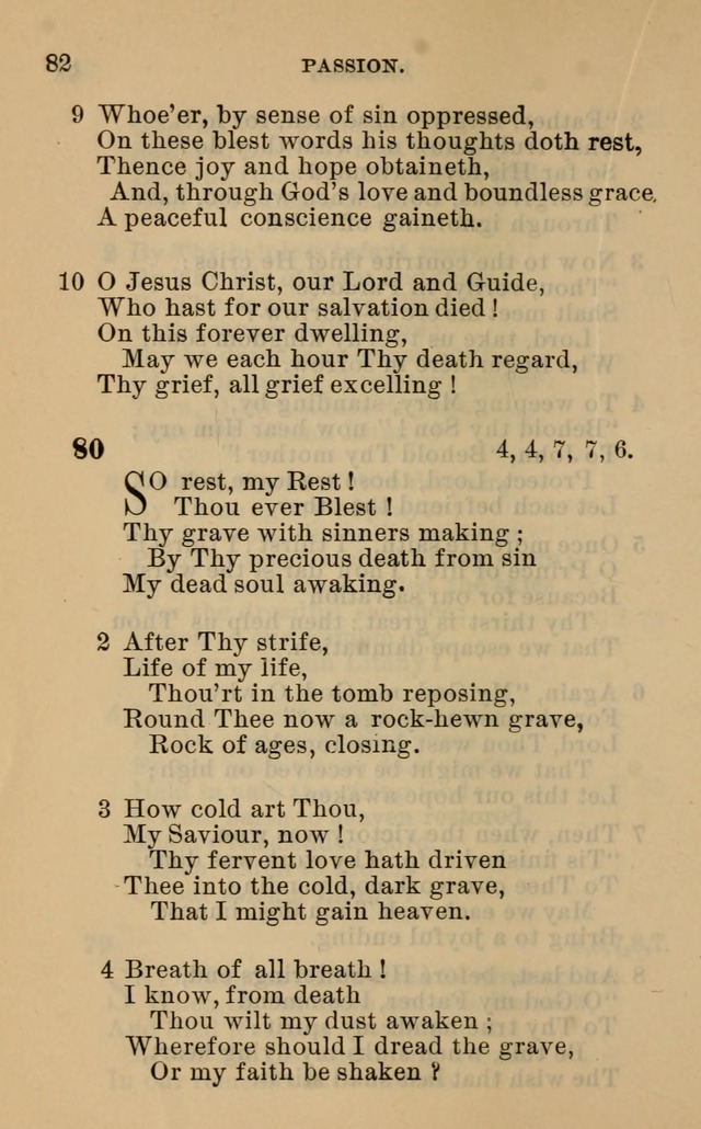 Evangelical Lutheran hymn-book page 109