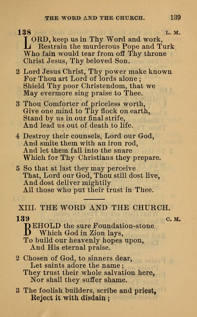 Evangelical Lutheran hymn-book page 166