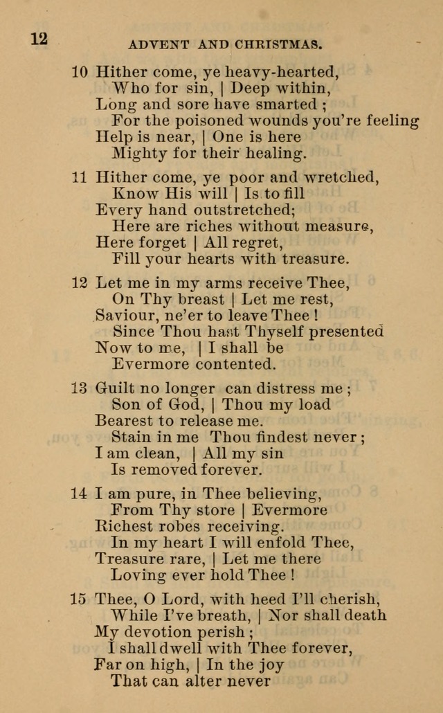 Evangelical Lutheran hymn-book page 39