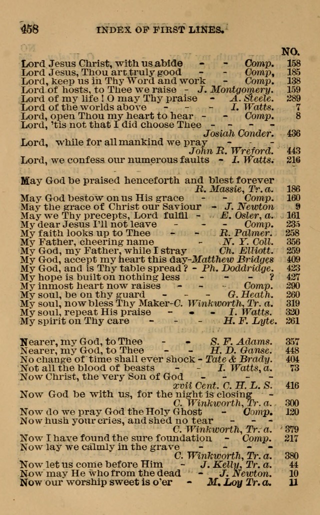 Evangelical Lutheran hymn-book page 485
