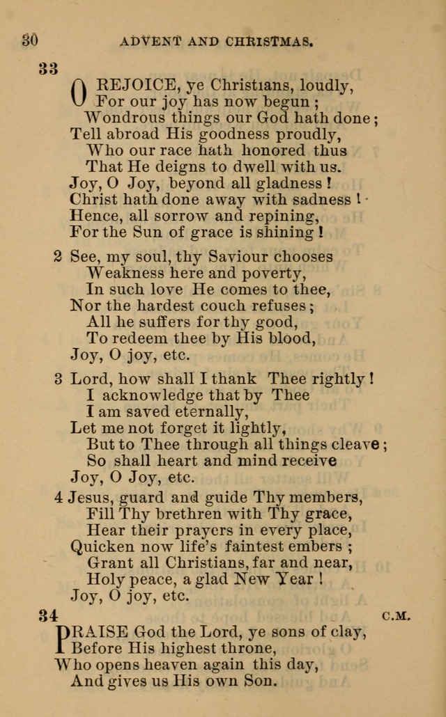 Evangelical Lutheran hymn-book page 57