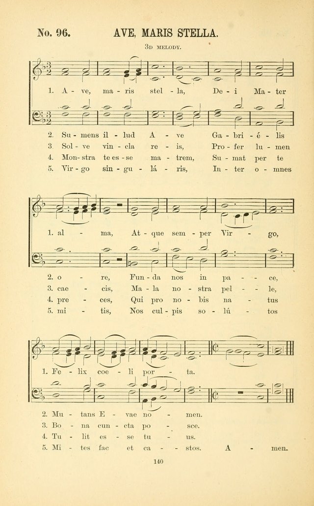 English and Latin Hymns, or Harmonies to Part I of the Roman Hymnal: for the Use of Congregations, Schools, Colleges, and Choirs page 153