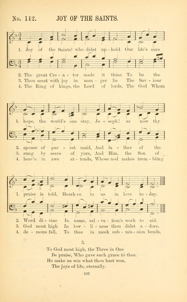 English and Latin Hymns, or Harmonies to Part I of the Roman Hymnal: for the Use of Congregations, Schools, Colleges, and Choirs page 176