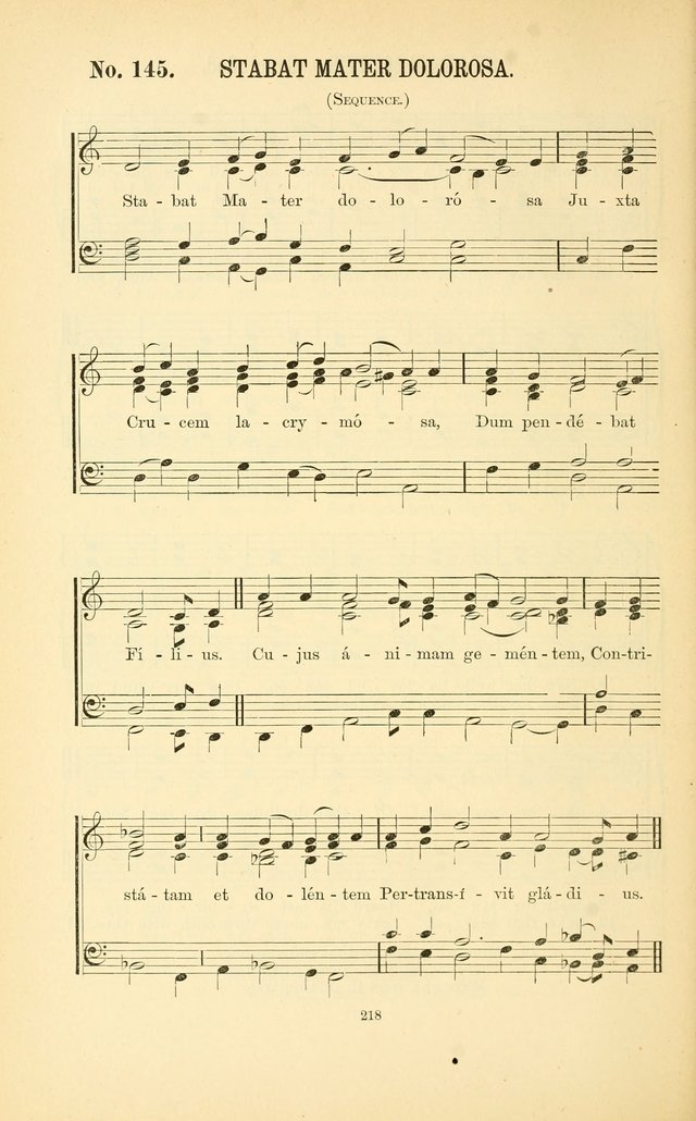 English and Latin Hymns, or Harmonies to Part I of the Roman Hymnal: for the Use of Congregations, Schools, Colleges, and Choirs page 231