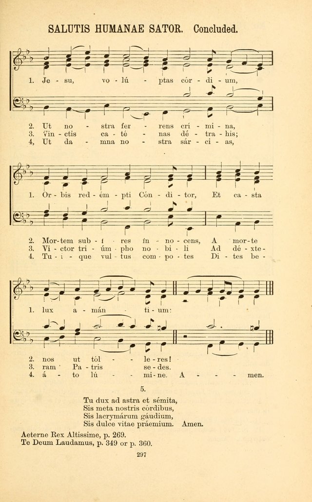 English and Latin Hymns, or Harmonies to Part I of the Roman Hymnal: for the Use of Congregations, Schools, Colleges, and Choirs page 310