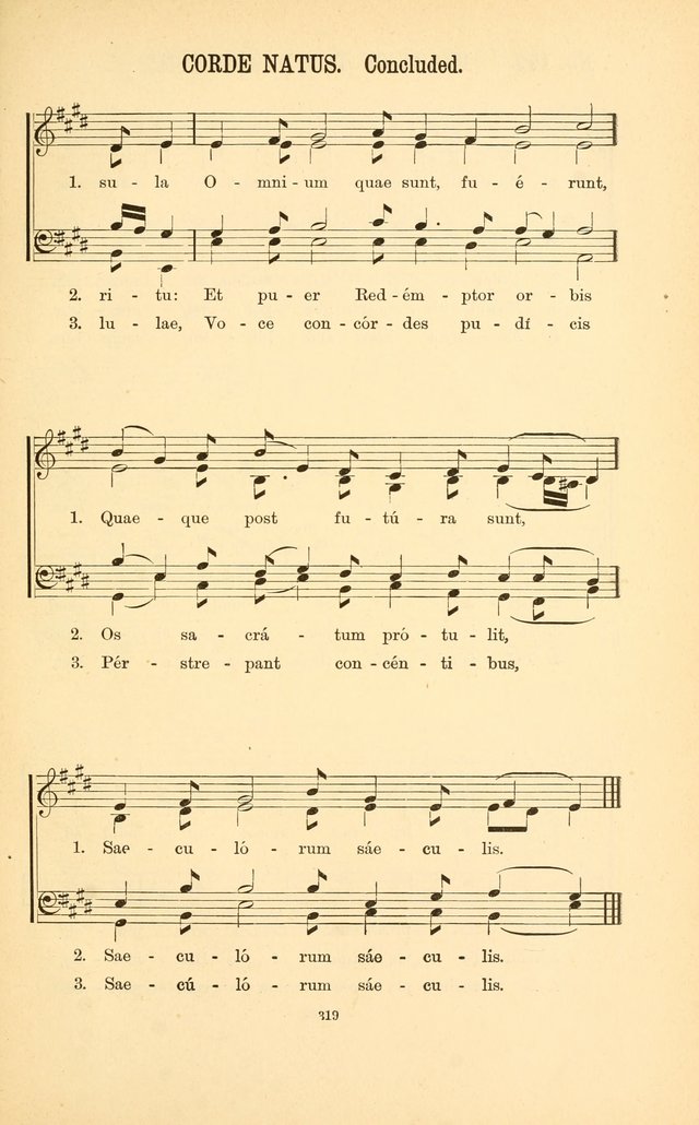English and Latin Hymns, or Harmonies to Part I of the Roman Hymnal: for the Use of Congregations, Schools, Colleges, and Choirs page 332