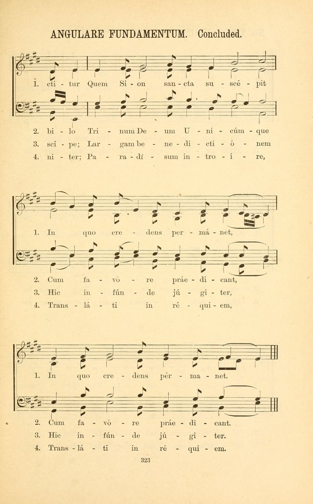 English and Latin Hymns, or Harmonies to Part I of the Roman Hymnal: for the Use of Congregations, Schools, Colleges, and Choirs page 336